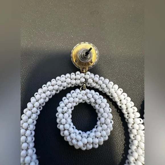 J Crew Factory Boho Beaded Statement Earrings - Picture 4 of 8